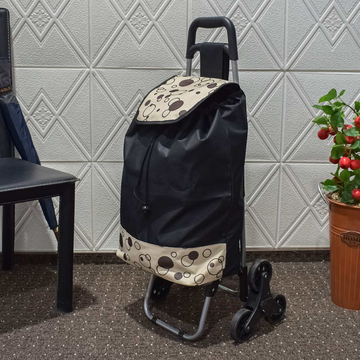 Carucior de Piata cu 6 Roti, 37 L - 3