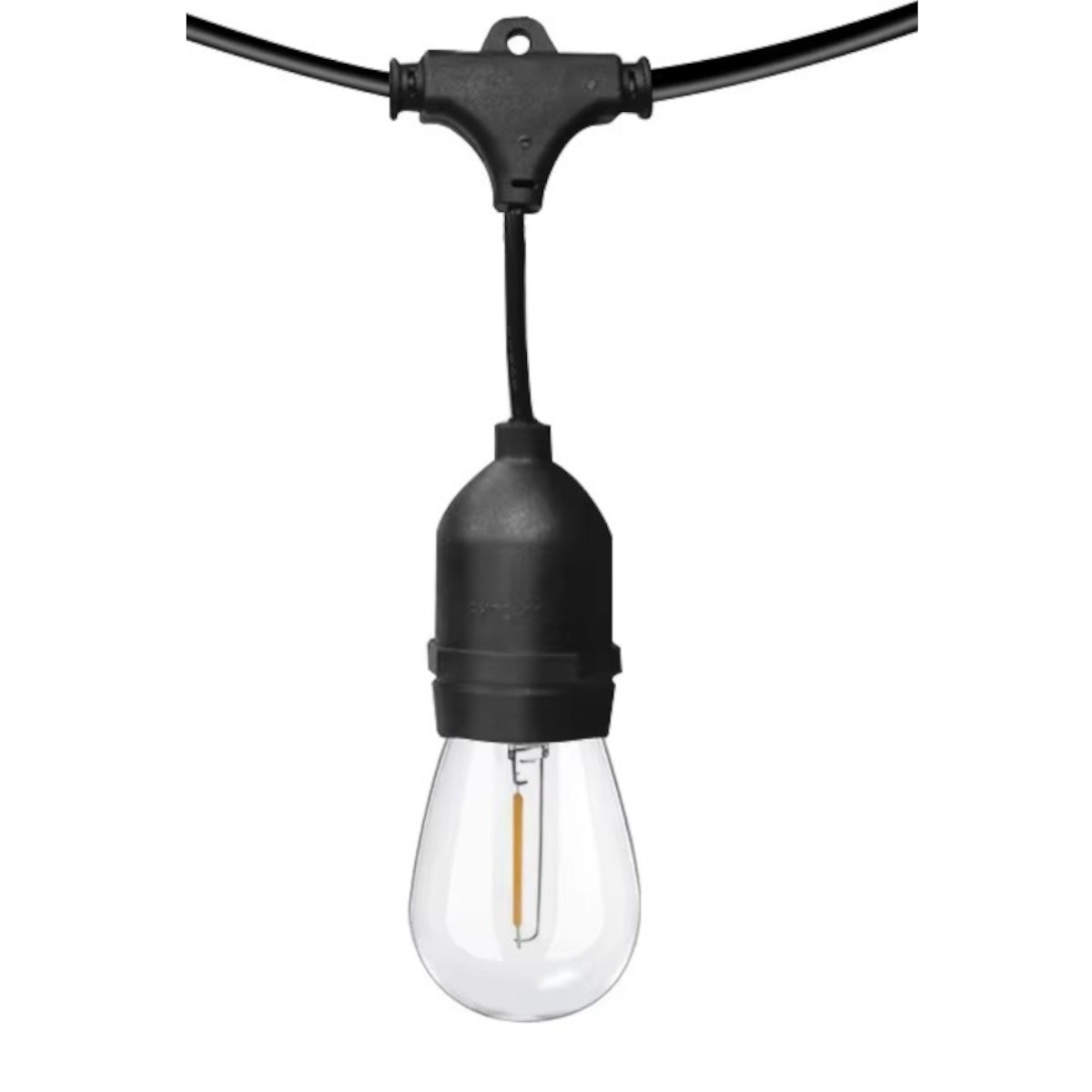 Set 10 Becuri LED E27 Filament 1W - 2