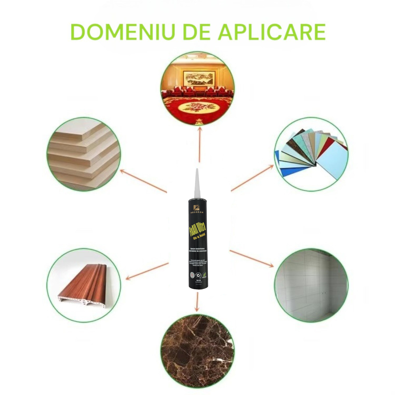 Adeziv pentru Panouri Decorative si Riflaj - 4