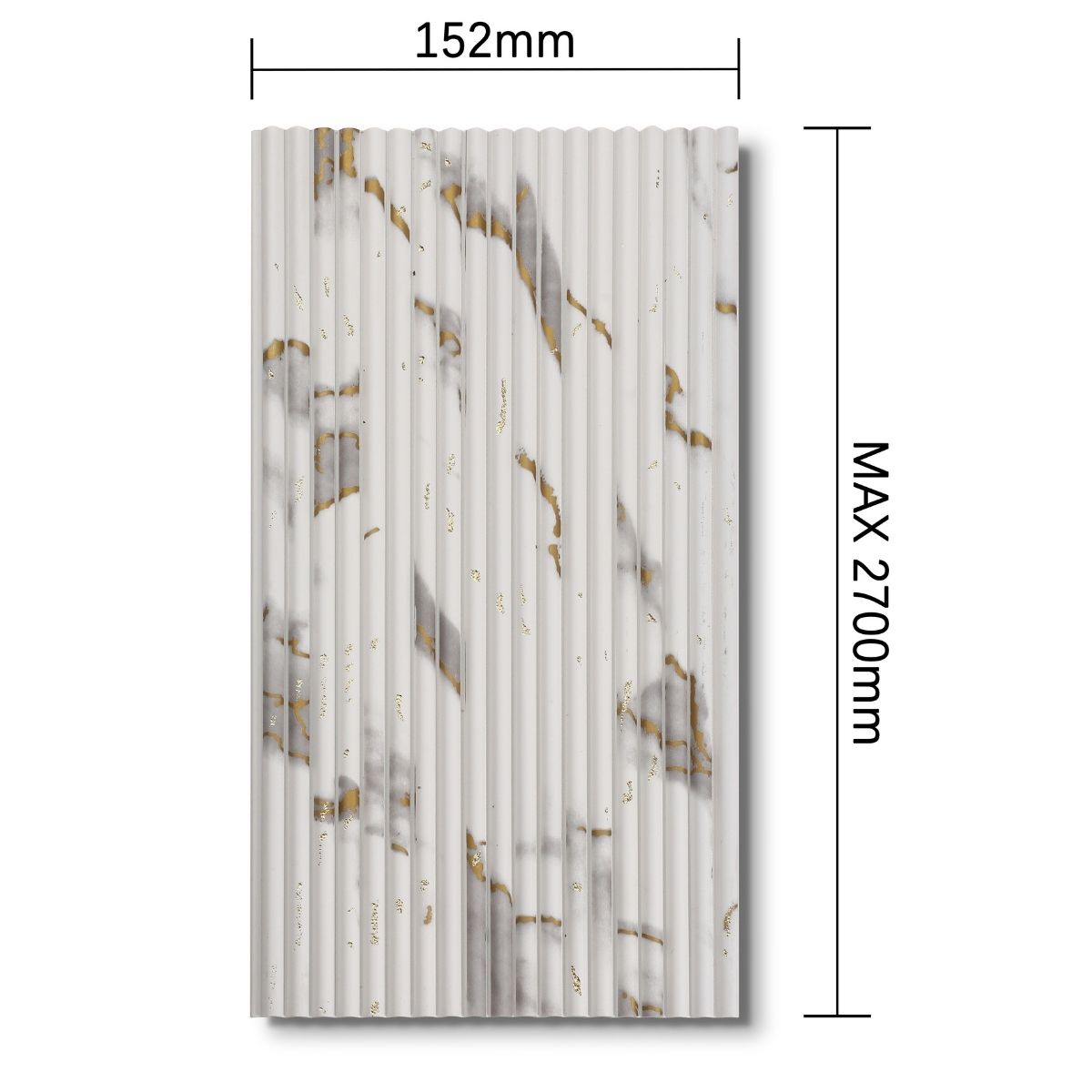 Panou Riflaj Decorativ din Polimer - 3