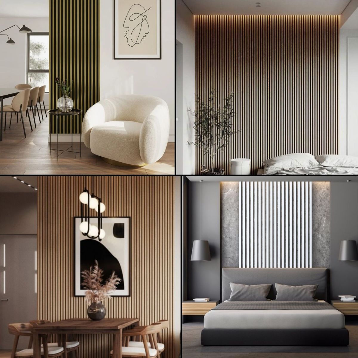 Panou Riflaj Decorativ din Polimer - 4