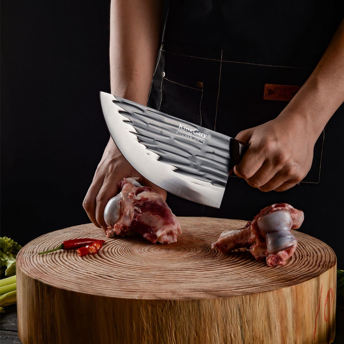 Pachet Satar Macelarie 21 cm + Cutit de Dezosat 16,5 cm - 2