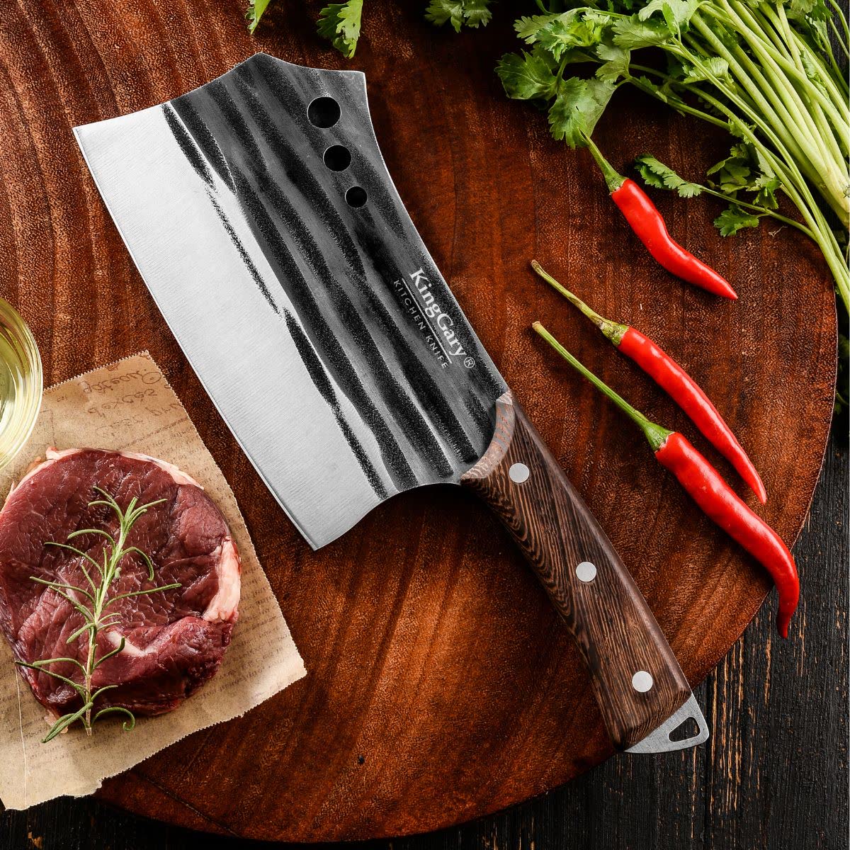 Pachet Satar Macelarie 17,5 cm + Cutit Universal 20 cm - 2