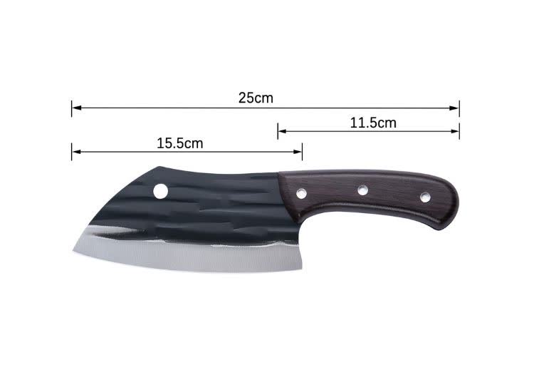 Pachet Cutit cu Lama Curbata 16 cm + Satar Macelarie 15,5 cm - 6