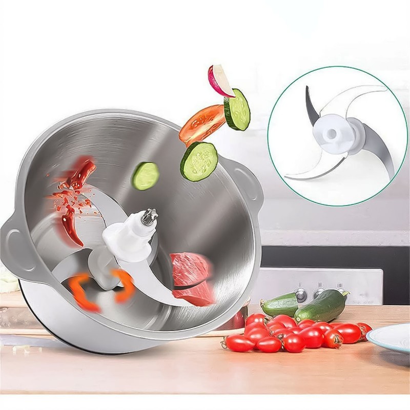 Pachet Tocator Electric Sokany 400 W + Razatoare cu 5 Lame - 3