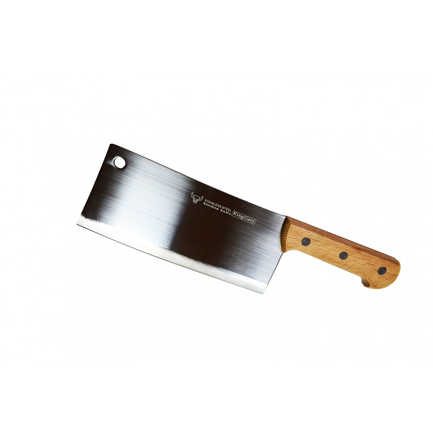 Pachet Satar cu Maner de Lemn 9" + Cutit Universal 20 cm - 3