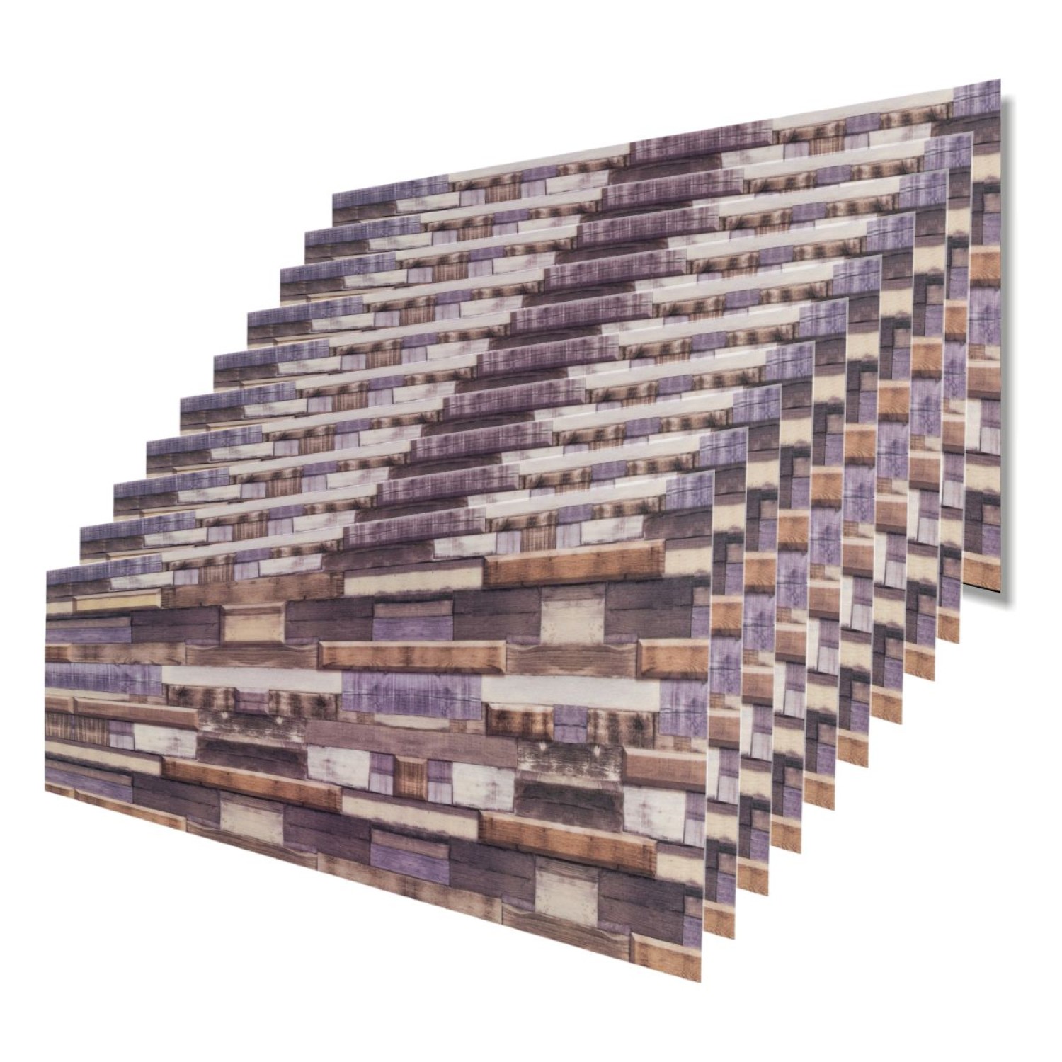 Set 6 Panouri Decorative Autoadezive, Aspect Caramida, 30x60 cm - 2
