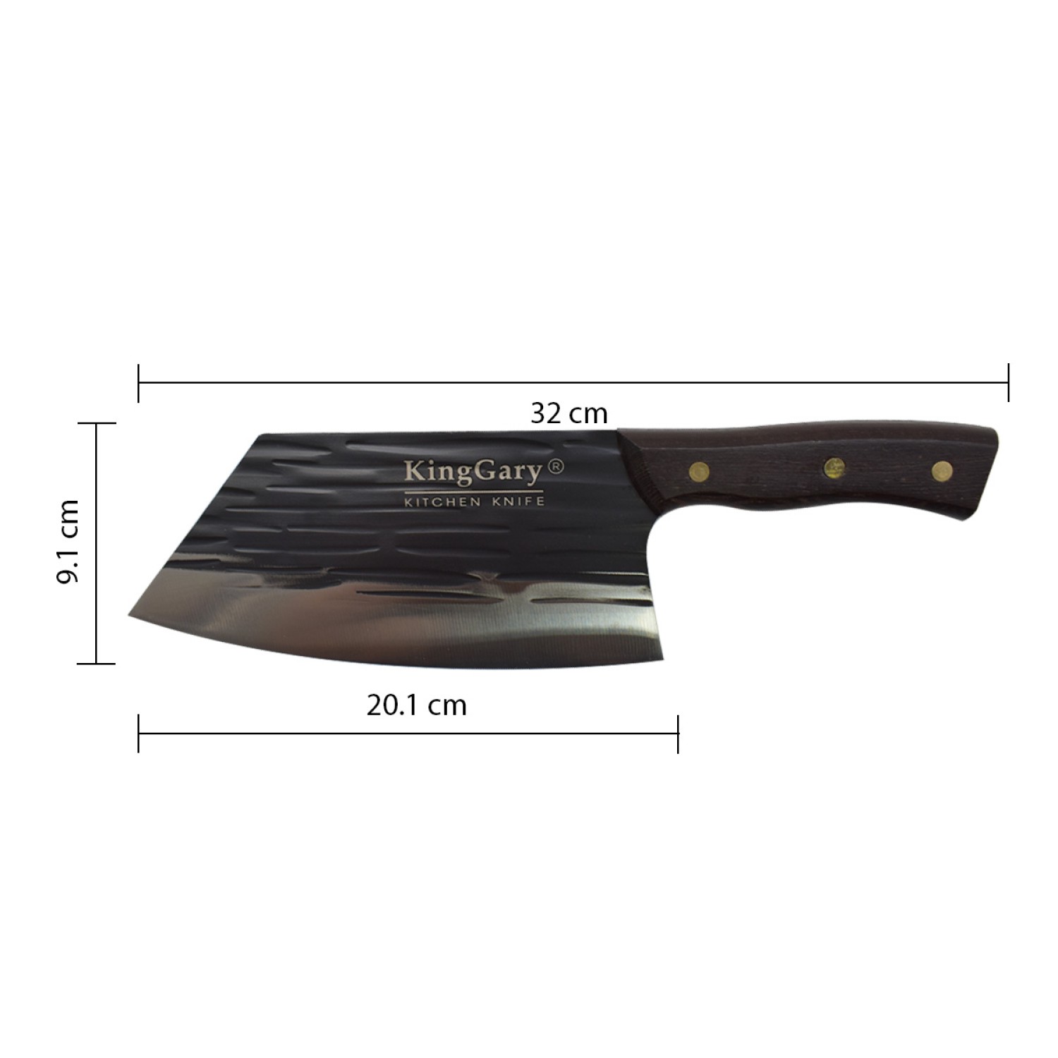 Pachet Cutit de Bucatarie 32 cm + Satar Macelarie 15,5 cm - 3