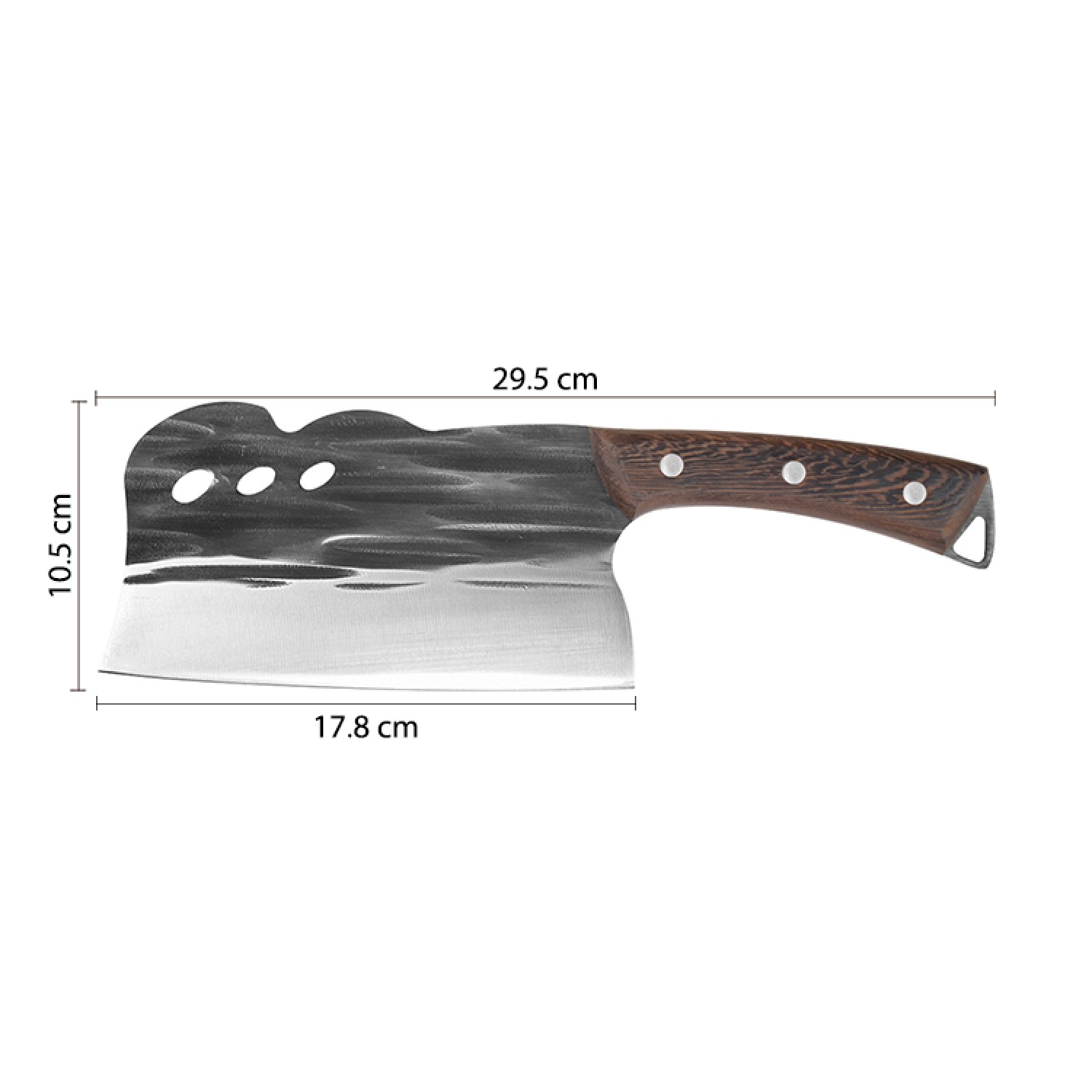 Pachet Cutit de Bucatarie 30 cm + Satar Macelarie 17 cm - 3