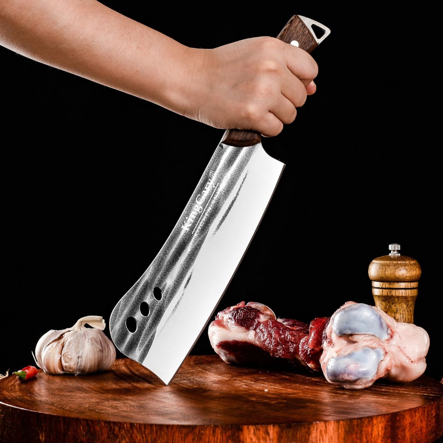 Pachet Satar Macelarie 20,5 cm + Cutit Universal 20 cm - 3